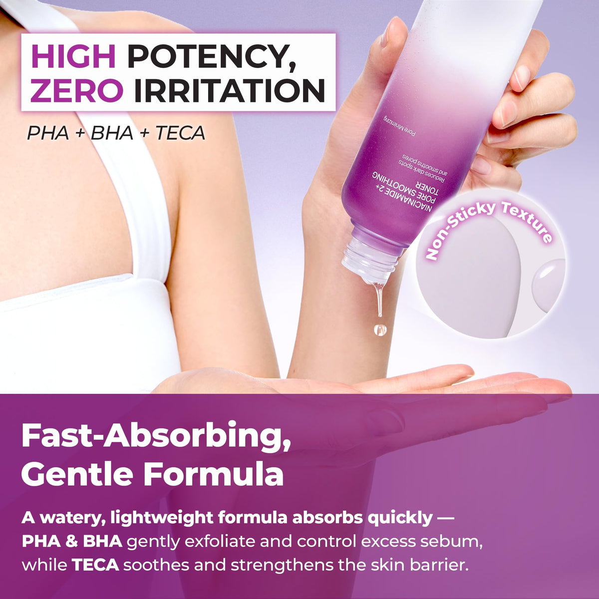 JUMISO Niacinamide toner hydration boost with three forms of hyaluronic acid