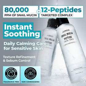 JUMISO Snail Mucin Toner texture closeup shows watery, fast-absorbing formula