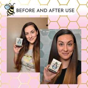 Jumybee BTX finished look with smooth, shiny hair