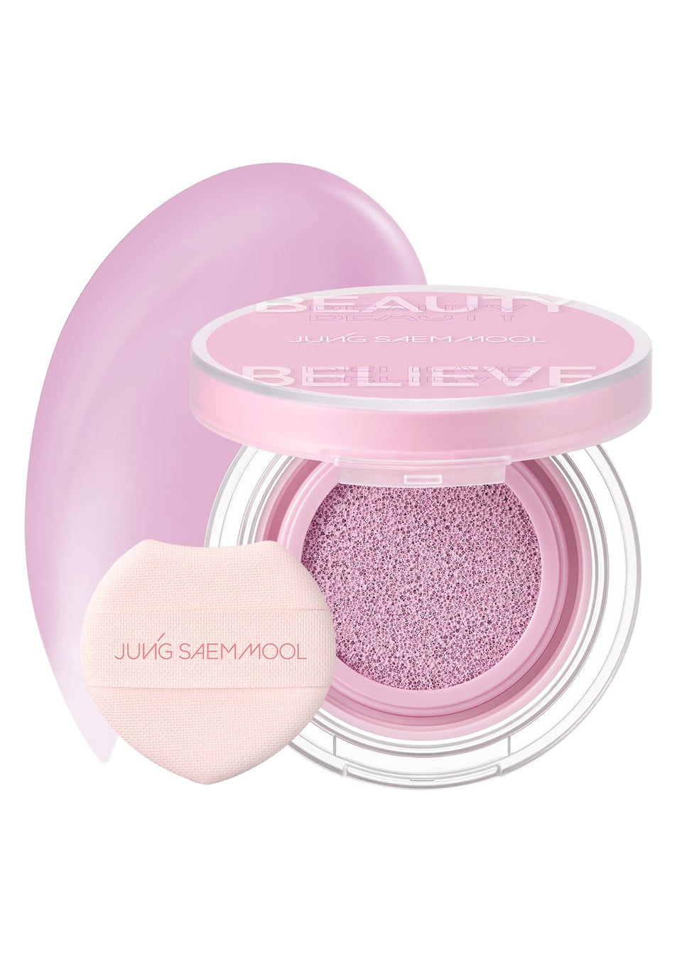 JUNG SAEM MOOL Artist Cushion Blush puff applies a natural flush for even skin tone