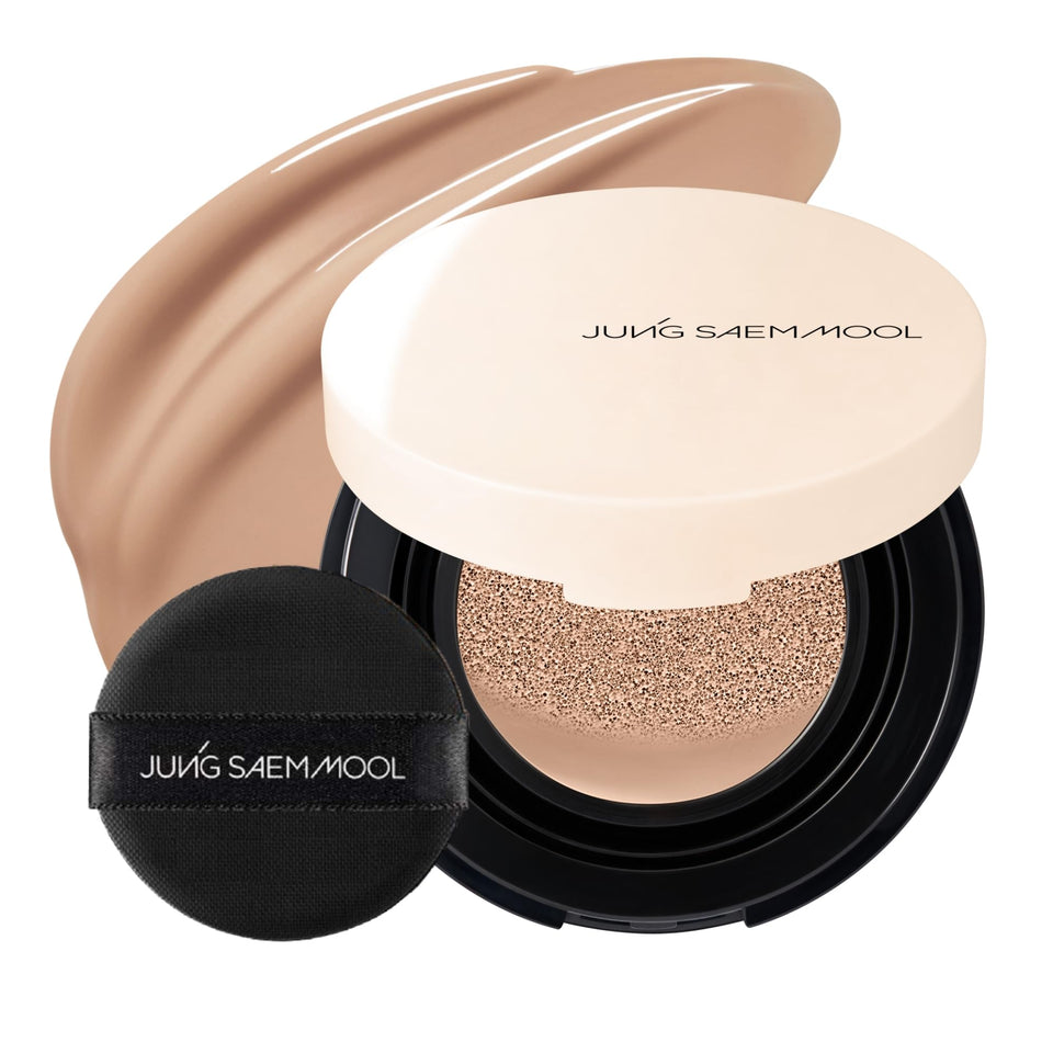 Jung Saem Mool Essential Skin Nuder Cushion compact close-up for natural glow