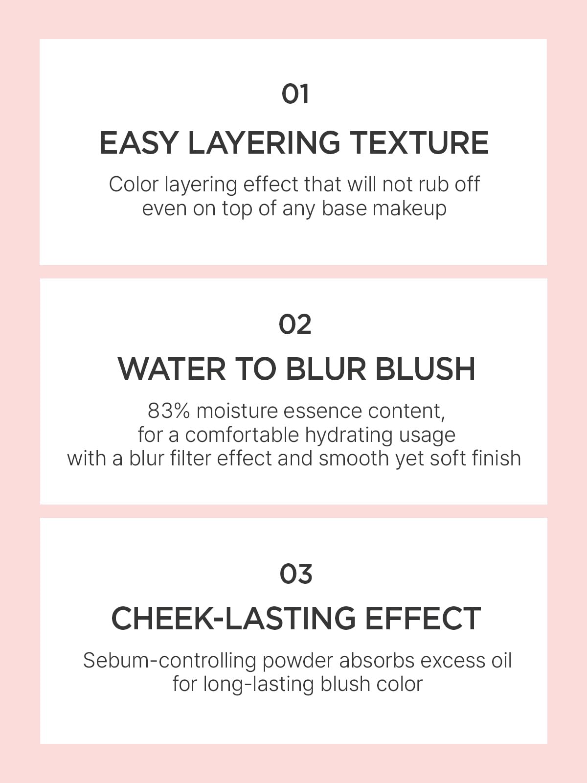Jung Saem Mool Artist Cushion Blush layering texture enables even color