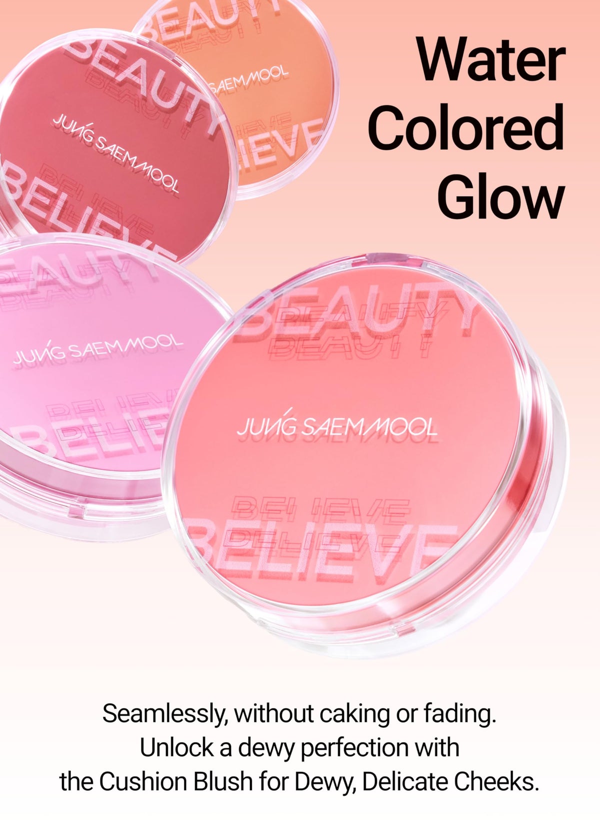 Panthenol-enriched cushion blush provides skin-friendly care during wear