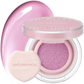 Jung Saem Mool Artist Cushion Blush puff application for precise, mess-free touch-ups.