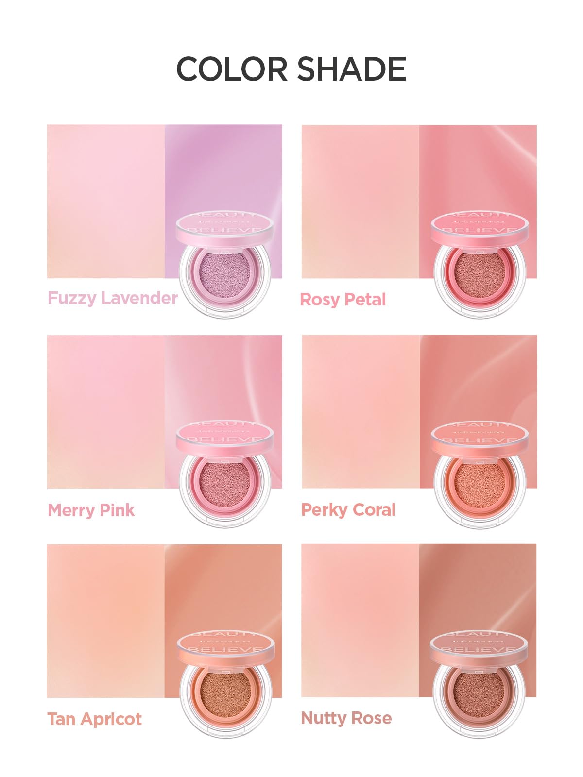 Jung Saem Mool Cushion Blush sebum-control finish keeps color vibrant all day