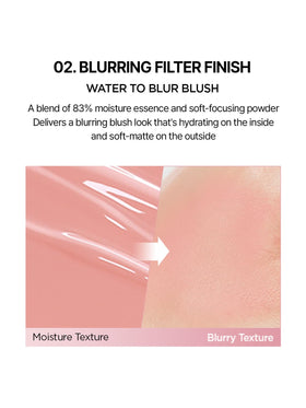 Jung Saem Mool Blending palette helps even color layering on the puff