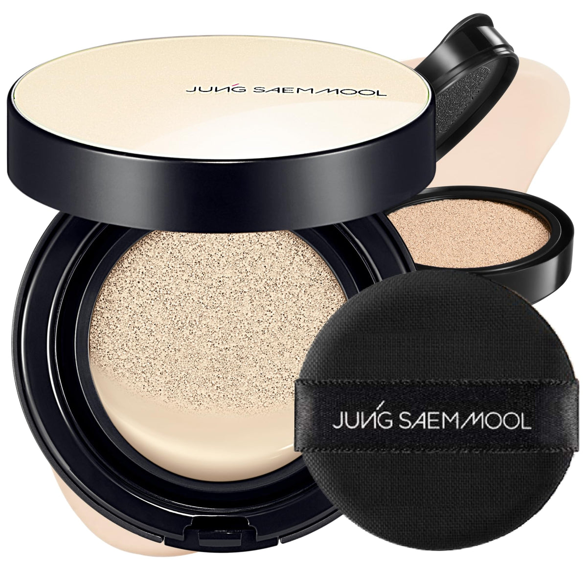 Jung Saem Mool Essential Skin Nuder Cushion natural finish on skin for radiant look