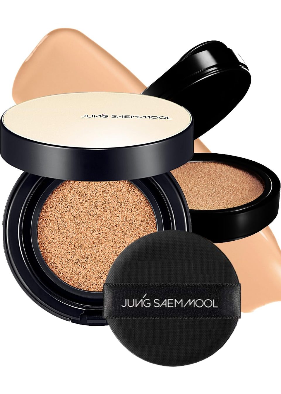 Jung Saem Mool Essential Skin Nuder Cushion packaging ready for on-the-go use and refills
