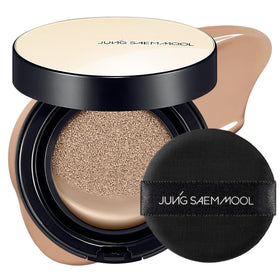 JUNG SAEM MOOL Essential Skin Nuder Cushion packaging shows premium glass-skin look