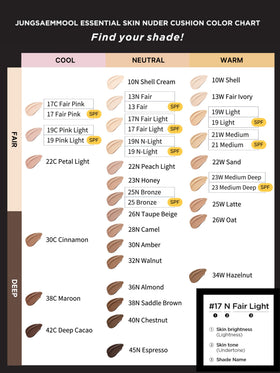 Jung Saem Mool hue-balancing cushion refill for even skin tone