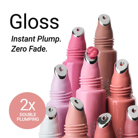 Jung Saem Mool Lip-Pression glossy finish delivering lasting shine on lips.