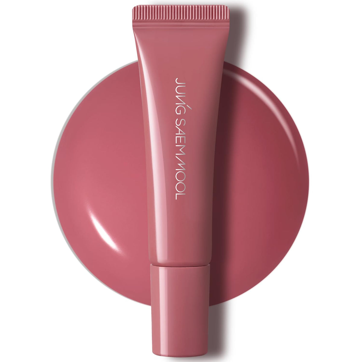 JUNG SAEM MOOL Lip-PreSSION metal serum gloss close-up with precision applicator