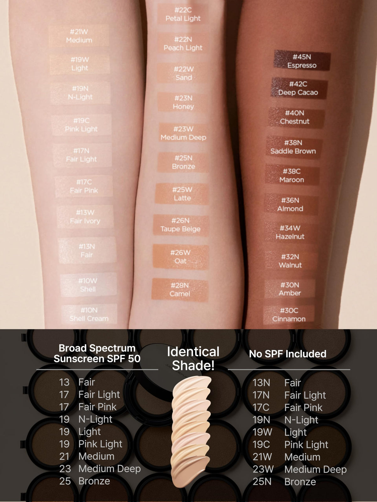 Jung Saem Mool refillable cushion in use enables buildable coverage.