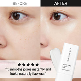 Cotton seed extract close-up from Jung Saem Mool Skin Setting Smoothing Base illustrating sebum absorption