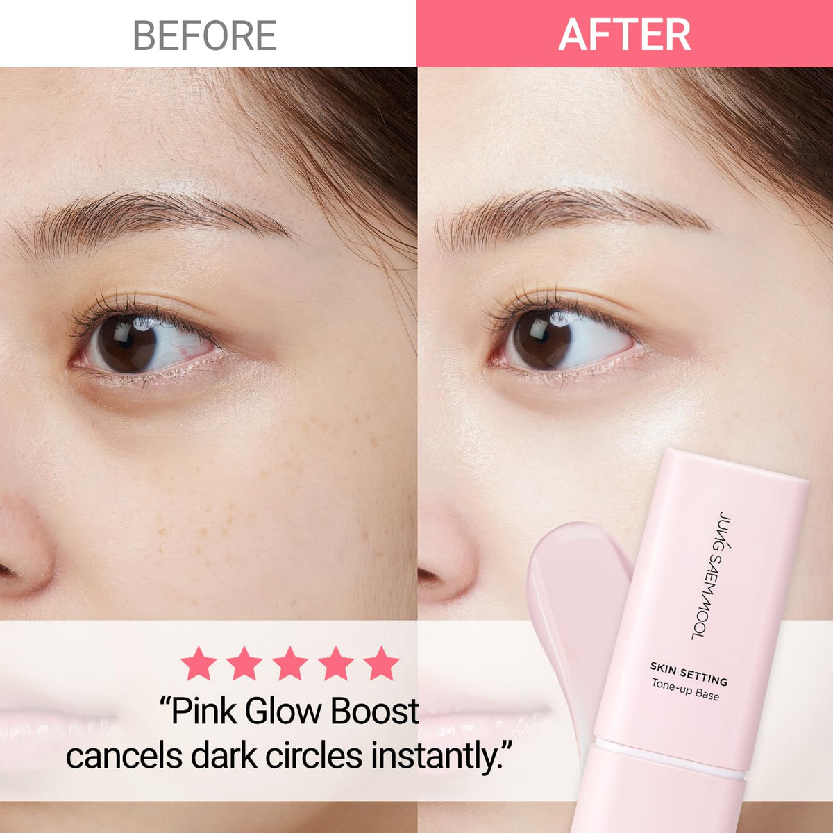 Jung Saem Mool base with Camu Camu delivers hydration for a dewy look