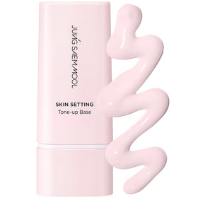 Jung Saem Mool Skin Setting Tone Up Base pink glow bottle enhances radiance for a fresh look