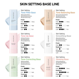 Jung Saem Mool Skin Setting Tone Up Base creates a smooth canvas for makeup