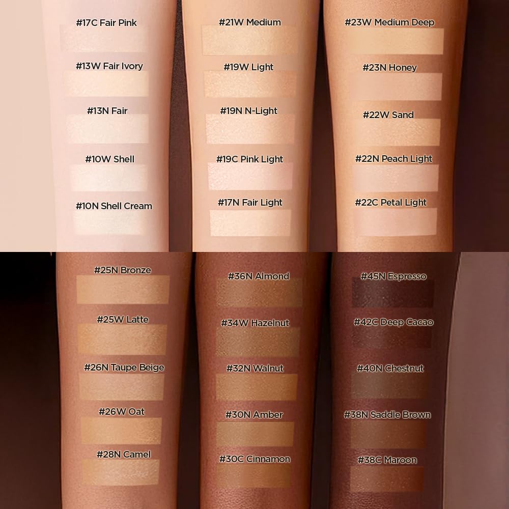 Cushion can be used for subtle tattoo coverage and evening skin tone.