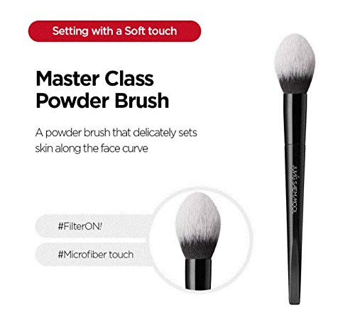 JUNG SAEM MOOL Masterclass Powder Brush microfiber touch enables precise blending with soft bristles.