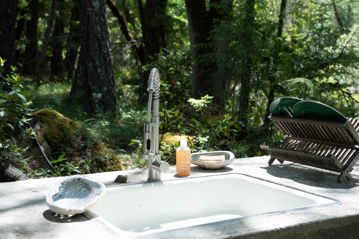 JUNIPER RIDGE White Sage all-purpose cleanser suits shower, sink, and travel needs.