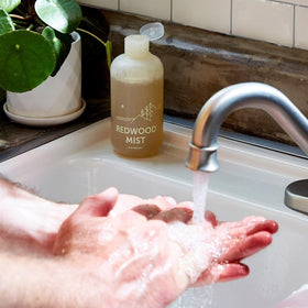JUNIPER RIDGE White Sage on a bathroom shelf signals a versatile cleansing option.
