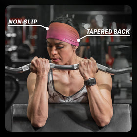 JUNK Brands Big Bang Lite Headband is durable and machine washable for frequent workouts