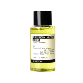JUNO & Co. Full Body Nectar Serum bottle with pour shows quick hydration
