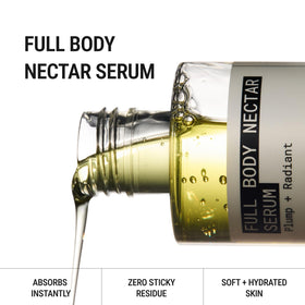 Oat kernel extract in JUNO & Co. Full Body Nectar Serum soothing after shower