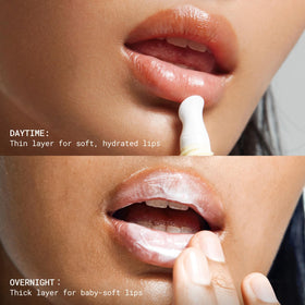 JUNO and Co Lip Milk lip swatch shows even tone and hydration.