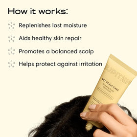 Jupiter Hydrating Scalp Moisturizer texture close-up highlights a lightweight, non-greasy feel