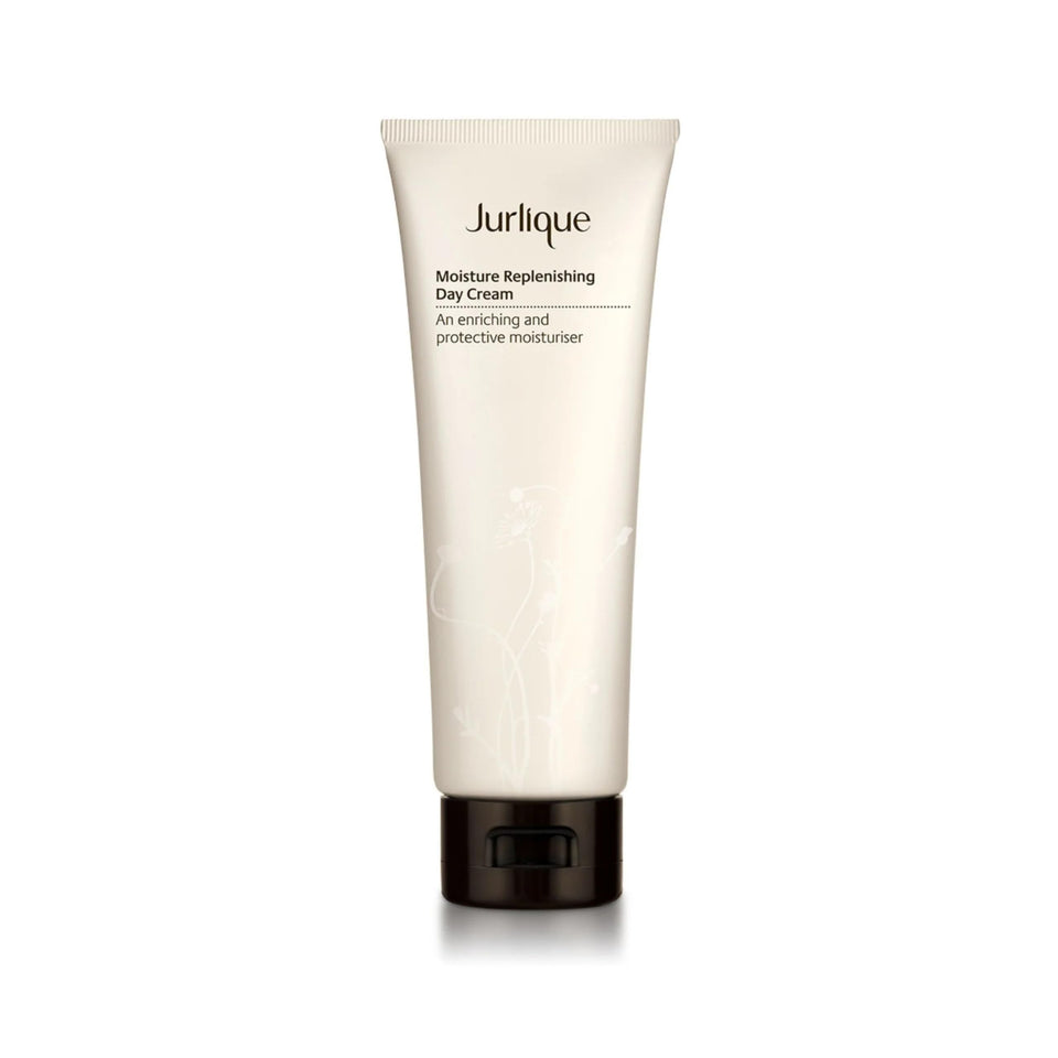 Jurlique Moisture Replenishing Face Cream packaging for daily hydration routine.