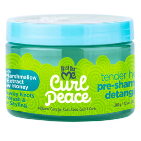 Curl Peace detangling application ready for prewash detangle