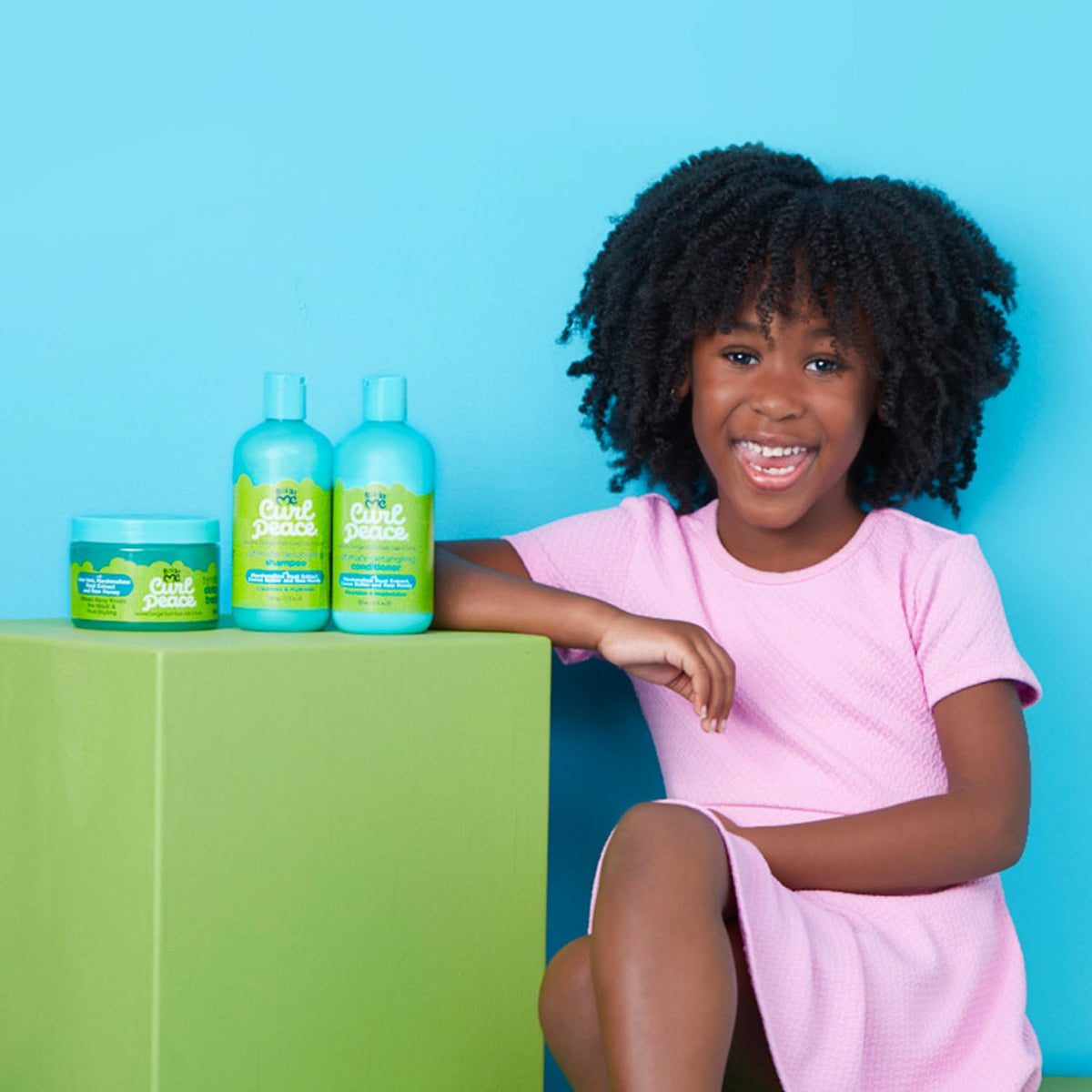 Satin-smooth feel after detangling with Curl Peace