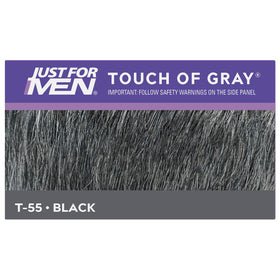 Just For Men Touch Of Gray box packaging showing six-pack value
