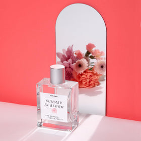 Just Juice Summer in Bloom base notes with musk and white woods