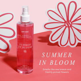 Just Juice Summer in Bloom mist dispense for easy, light fragrance application.
