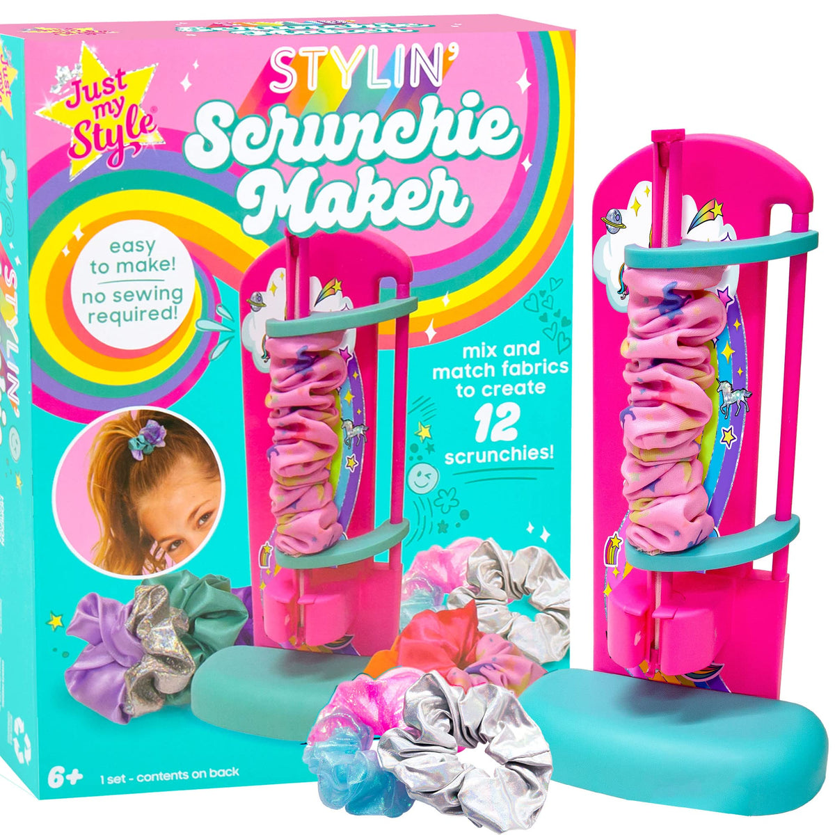 Just My Style Scrunchie Maker tool for quick, creative fashion accessories.