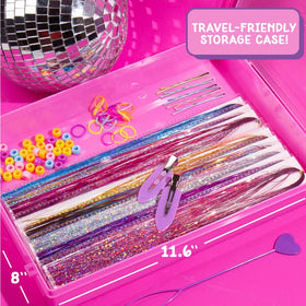 Just My Style 10-inch tinsel strands for customizable length and sparkle.