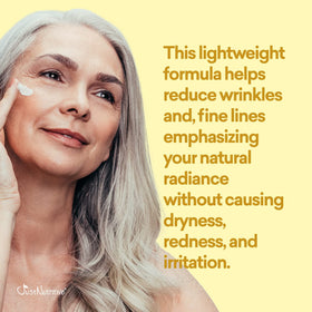 Just Nutritive Anti-Aging Facial Lotion applied under makeup for a smooth canvas.