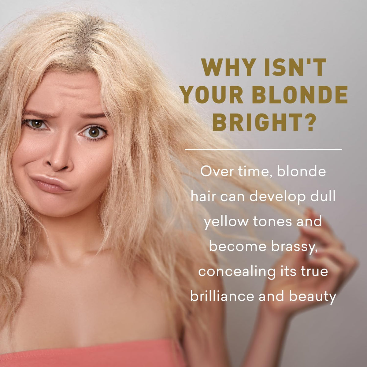 Just Nutritive Blonde Shampoo foam demonstrates creamy lather for color-treated hair
