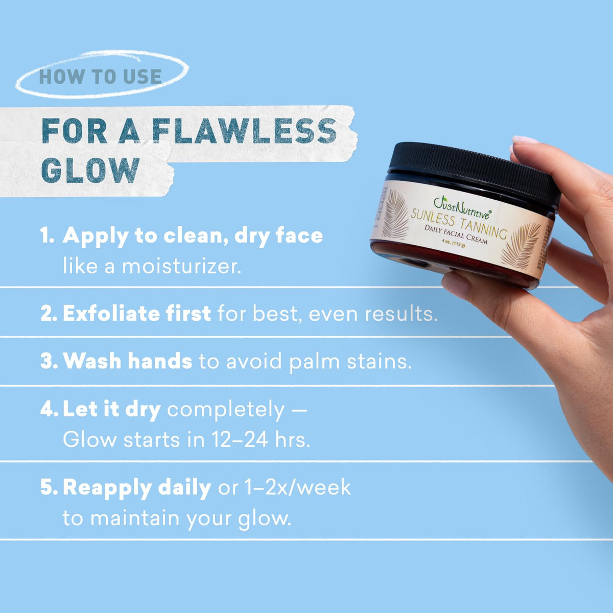 Just Nutritive handmade in the USA and cruelty-free for clean beauty.