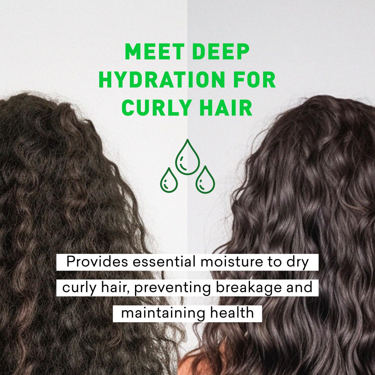 Applying Just Nutritive Herbal Gel on wet hair for smooth definition