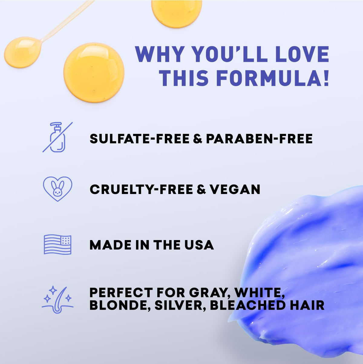 Just Nutritive Purple Conditioner packaging box highlighting sulfate-free formula