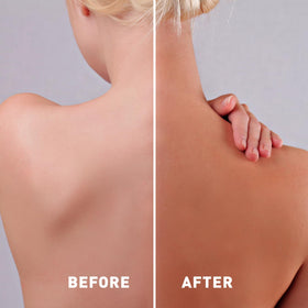 Just Nutritive sunless tanning lotion cruelty-free branding on bottle.