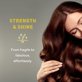 Just Nutritive Thick Hair Shampoo foam closeup, silky lather supports gentle cleansing