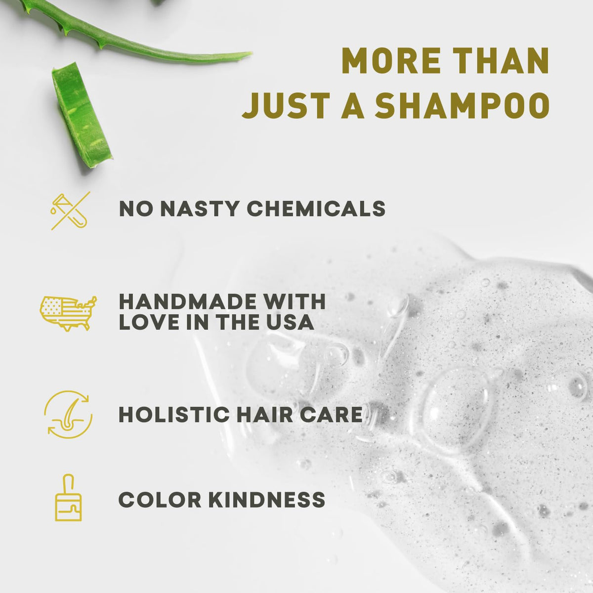 Just Nutritive Thick Hair Shampoo natural botanical blend image, clean and vibrant