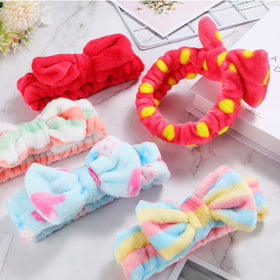 Jutom coral fleece headbands feel soft against skin and are washable