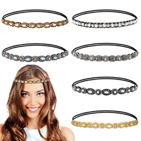 Jutom rhinestone headband style 1 for glamorous parties and daily wear