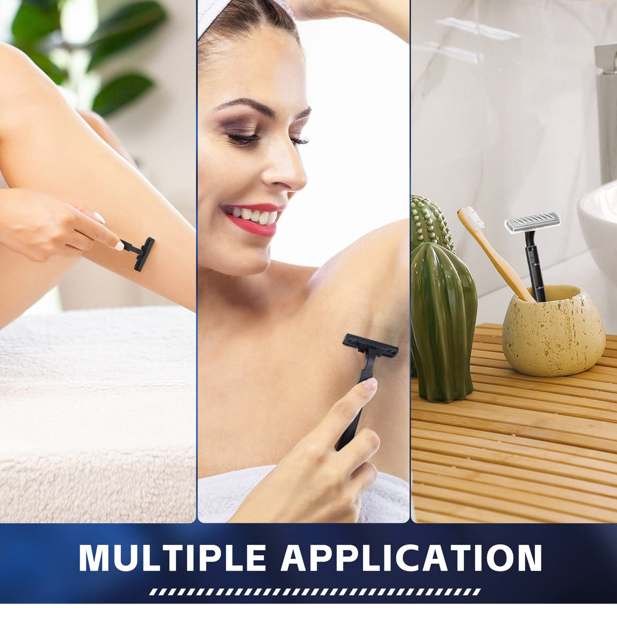Jutom waterproof blade disposable razors, easy cleaning in hospitality settings.