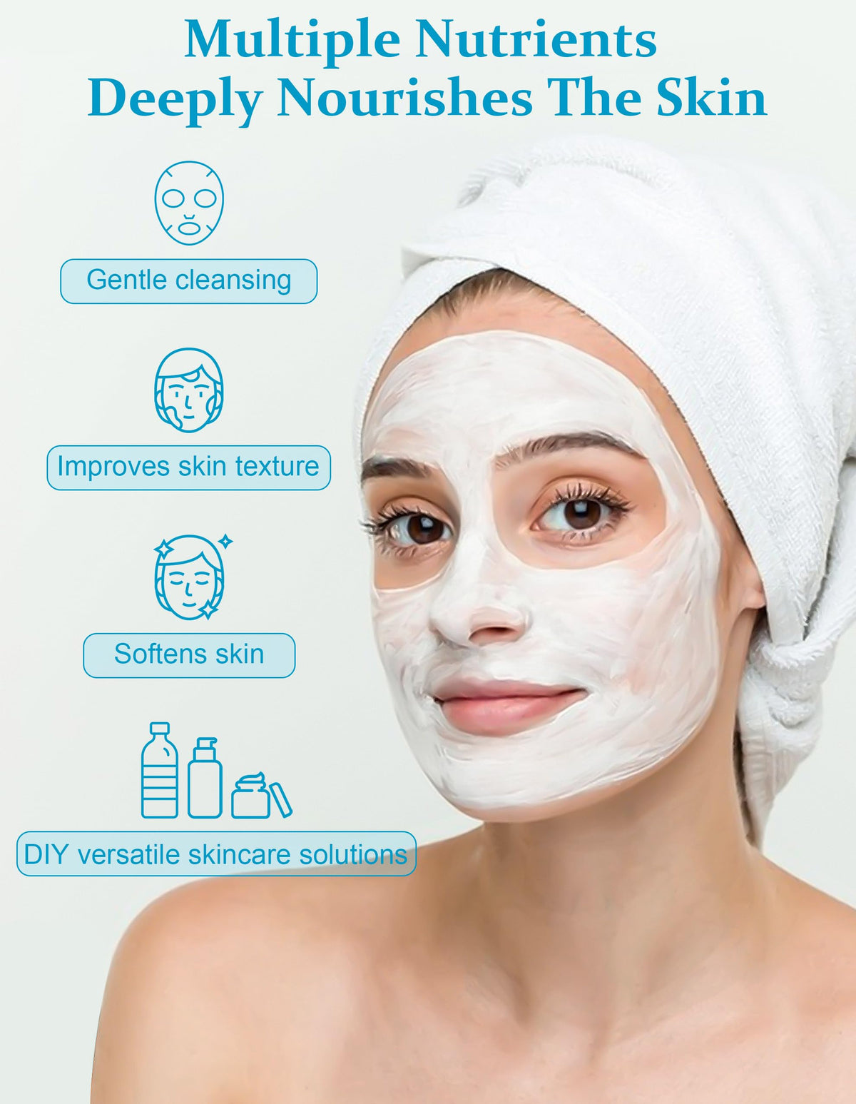Jutqut pearl powder pore cleansing effect visual for clear skin